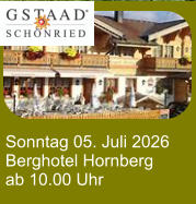 Sonntag 05. Juli 2026 Berghotel Hornberg ab 10.00 Uhr